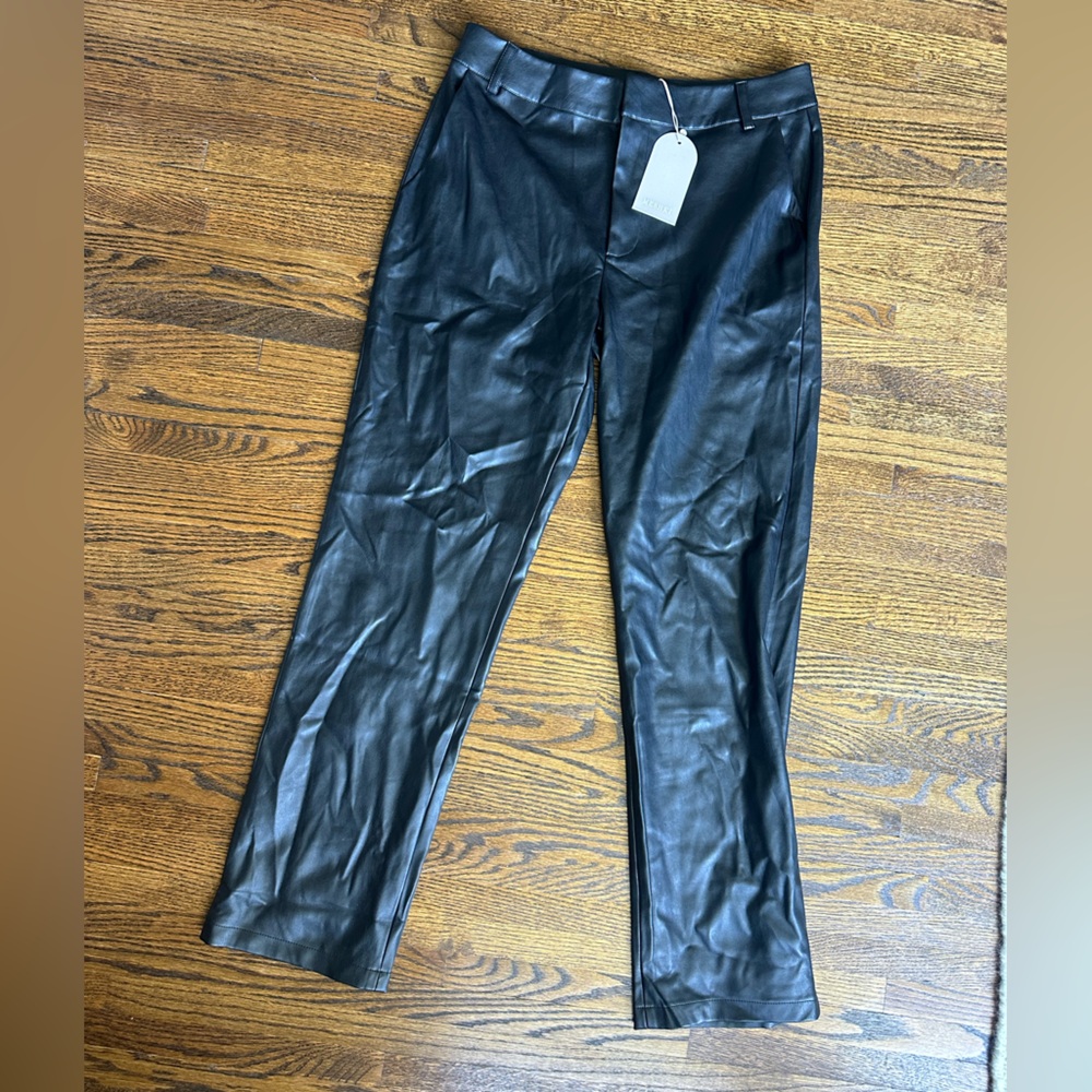 Brand new Meshki low rise leather pants